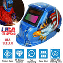 Welding Helmet Solar Powered Auto Darkening Hood with Adjustable Wide Shade Range 9-13 for Mig Tig Arc Weld Grinding Welder Mask