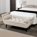 Alma - Tufted Flared Arm Entryway Bench by HouseOfZazla