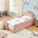 Cute Dinosaur Shaped Bed With Safety Guardrail, Toddler Frame by HouseOfZazla