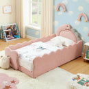Cute Dinosaur Shaped Bed With Safety Guardrail, Toddler Frame by Unique Piece Furniture