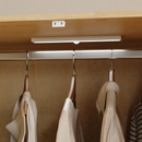 4 Doors Wardrobe Closet with Mirror, LED Lighting & Storage