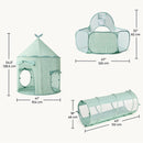 Tiny Land® Compact Adventure 3-in-1 Play Tunnel With no Balls