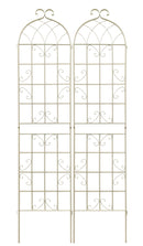 Metal Garden Rustproof Trellis For Climbing Plants Outdoor Flower Support
