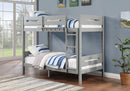 Edah - Twin Twin Bunk Bed - Gray by HouseOfZazla