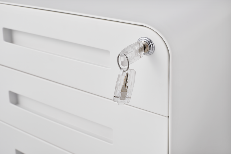 3 Drawer Mobile File Cabinet Under Desk Office,Simple Style Versatile Storage Cabinet for Legal/Letter/A4 Files, 5 Wheel Design Anti-Tilting Cold Rolled Steel Waterproof Moisture-Proof Black