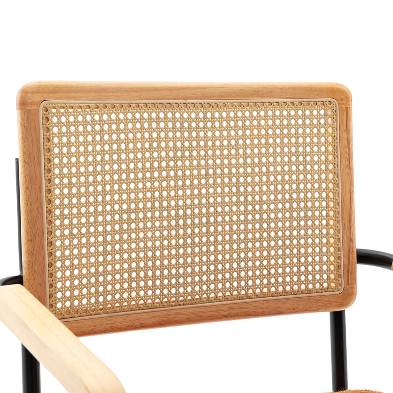 Accent Chair - Modern Industrial Slant Armchair with Metal Frame - Premium High Density Soft Single chair for Living Room Bedroom