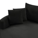 Oversized Double Chaise Lounge Sofa With USB Ports by HouseOfZazla