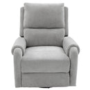 Manual Recliner Massage Chair With Swivel Rocker, 8 Massage Modes, Side Storage Pocket