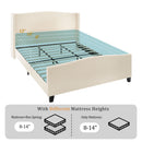 Platform Bed Frame With Tall Headboard And High Footboard by HouseOfZazla