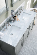 James Martin Brittany 60" Double Bathroom Vanity, Urban Gray