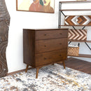 Caroline - Dresser 3 Drawer - Brown / Wood by HouseOfZazla