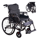 Premium Foldable Transport Wheelchair for Adults by HouseOfZazla
