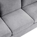 Modern 3 Seater Sofa With Curved Backrest by HouseOfZazla
