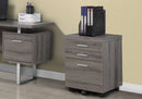 Rolling Mobile File Cabinet with Storage Drawers & Printer Stand by HouseOfZazla