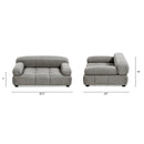 Marcel Upholstered Modern Pet Bed, Small to Medium Dog or Cat Uptown Gray Performance Velvet
