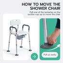 Knox Adult's Bedside Commode Chair