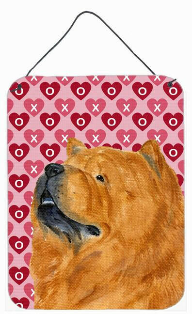 Chow Chow Hearts Love and Valentine's Day Portrait Wall or Door Hanging Prints