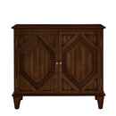 33.6' Retro Wooden Sideboard Buffet Cabinet with Storage