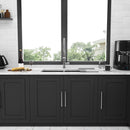 Modern Double Bowl Undermount Kitchen Sink 50 / 50 Design Stainless Steel by HouseOfZazla