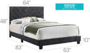 Luxurious Upholstered Bed by HouseOfZazla