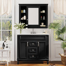 Bathroom Vanity With Top Sink, Mirror Cabinet, 2 Soft Closing Doors & 2 Drawers by Unique Piece Furniture