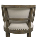 Paris - Farmhouse Counter Height Bar Stool With Backrest by HouseOfZazla