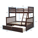 Bunk Bed With Ladder, And Safety Guard Rails by HouseOfZazla