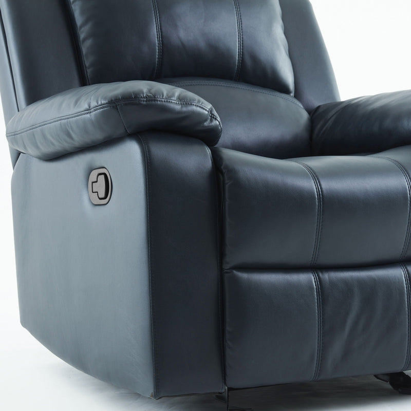 Charlotte - Gel Glider Recliner - Blue, photo 13 of 13