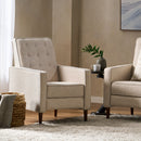 Mid-Century Modern Recliner With Button Tufted Waffle Stitch by HouseOfZazla