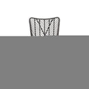 Outdoor Wicker Chair With Geometric Cross Base, Set of 2 - Gray by HouseOfZazla