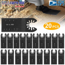 20 Saw Blade Metal Oscillating Multitool Cutter Fit for Fein Multimaster Multi-Max Dewalt Craftsman Ridgid Makita Milwaukee Rockwell