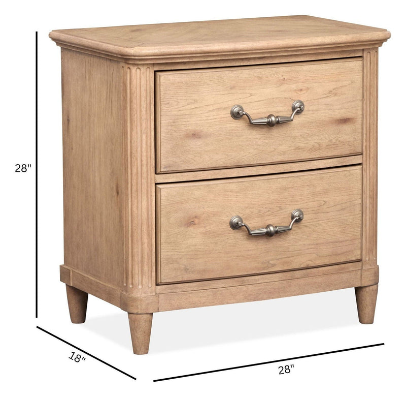 Harmony Heights - Drawer Nightstand - Belgium Wheat, photo 7 of 7