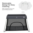 Lightweight Foldable Baby Playpen w/ Carry Bag-Dark Gray by LJGDeals
