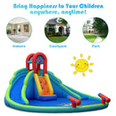 Inflatable Water Slide Bounce House with Mighty Splash Pool by LJGDeals