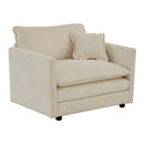 Comfy Deep Single Seat Sofa Upholstered Reading Armchair by HouseOfZazla
