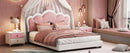 Upholstered Princess Platform Bed With Crown Headboard by HouseOfZazla