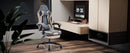Gaming Chair with Footrest and Massage Lumbar Support