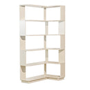 5-Tier L-Shaped Corner Bookshelf with 6 Open Shelves