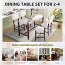 5 Piece Counter Height Dining Set With 4 Upholstered Chairs by HouseOfZazla