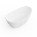 73 Inch Artificial Stone Solid Surface Freestanding Bathroom Bathtub