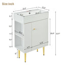 Bathroom Vanity, Combo Cabinet, Bathroom Storage Cabinet, Single Ceramic Sink by Unique Piece Furniture