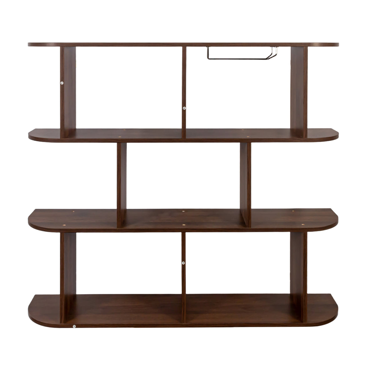 Large Wall Mounted 3 Tier Rustic Bottle Wine Rack, photo 9 of 10