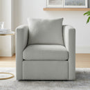Sutton - Swivel Barrel Chair by HouseOfZazla