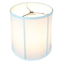 10x12x12 White Linen Fabric Drum Lampshade