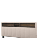 Upholstered Platform Bed With Storage Headboard, Trundle & 2 Drawers And A Set Of Sockets & USB Ports