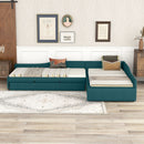 Upholstered Double Daybed With Trundle And Drawer by HouseOfZazla