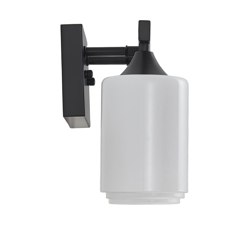3-Light Matte Black Bathroom Vanity Light, photo 10 of 10