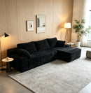 96" Compressed L-Shape Sofa by HouseOfZazla