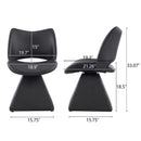 Modern Swivel Dining Chair With High Back by HouseOfZazla