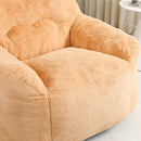 Beanbag Sofa Chair With Armrests Stuffed High Density Foam by HouseOfZazla